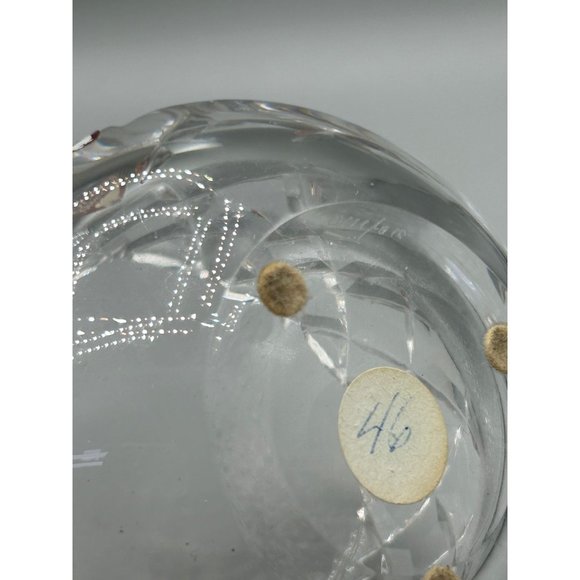 Orrefors Sweden Small Crystal Bowl Dish Scalloped Edges "Sofiero" GUNNAR CYRÉN - Picture 11 of 12